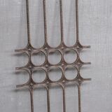 Brutalist metal mid-century wall hanging or decorative artwork (no.2)