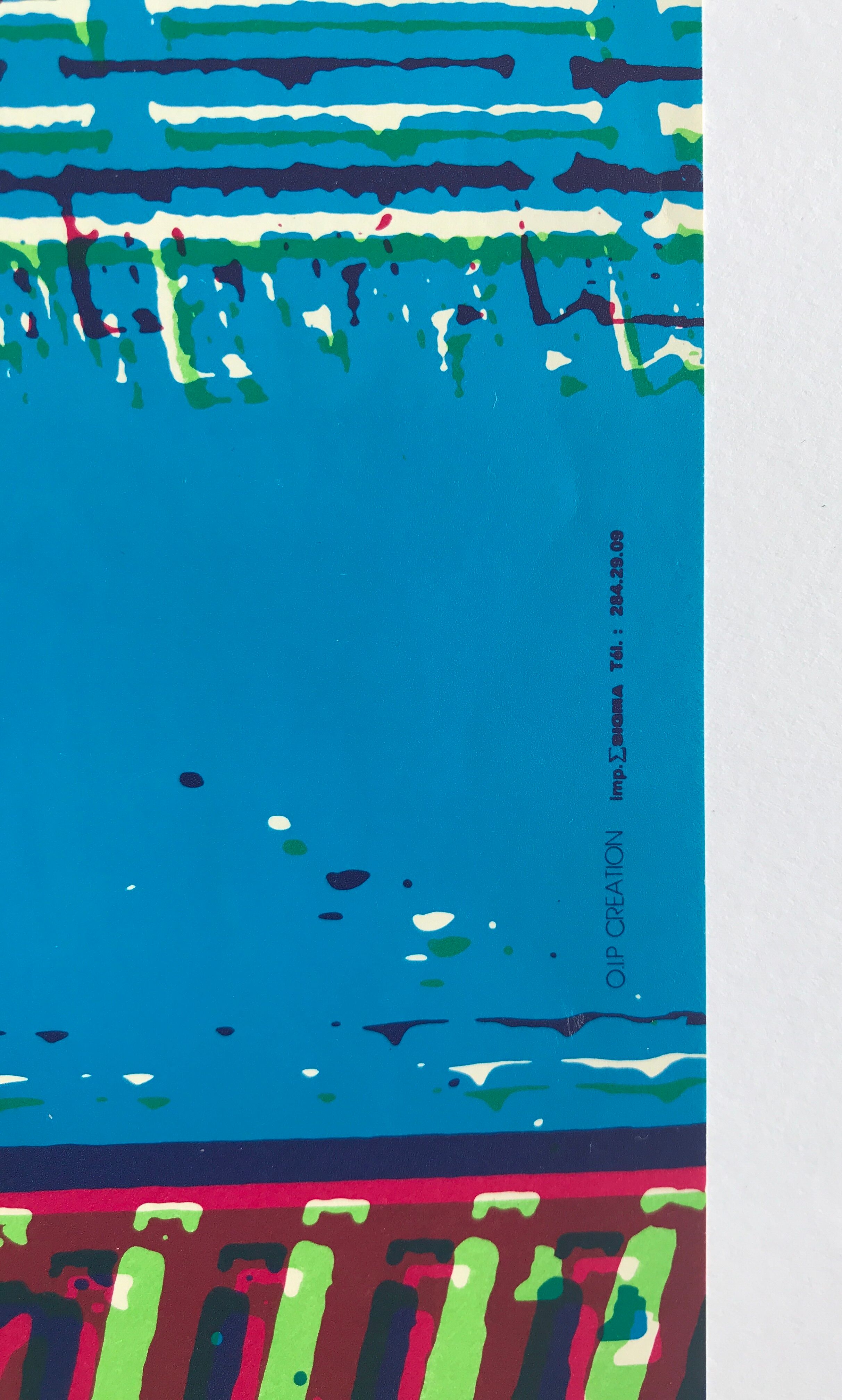 Vintage poster FIAC 78, Grand Palais, 1978. Original poster