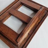 Solid oak reading desk, adjustable