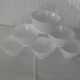 6 white bowls with arcopal twists france