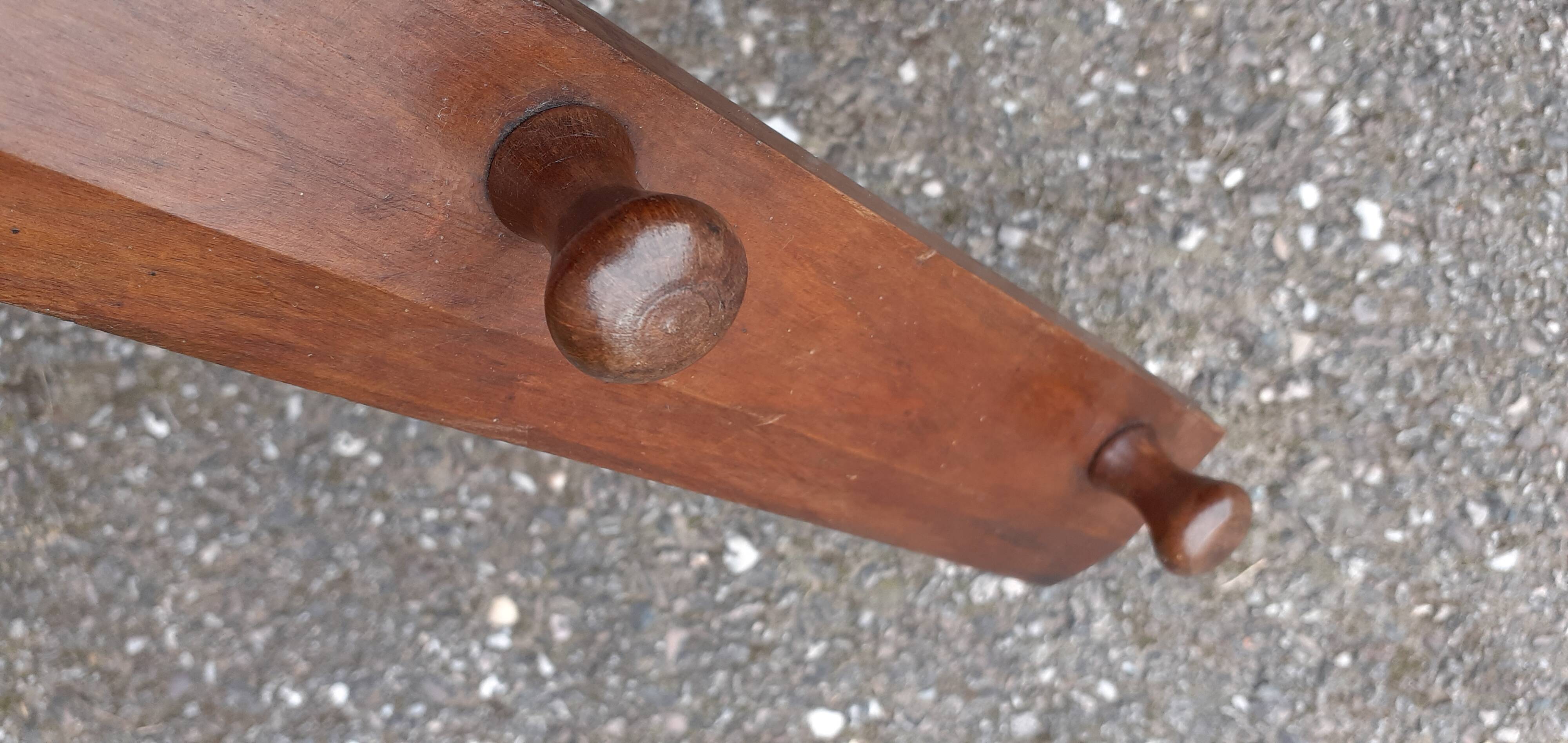 Vintage wall coat rack