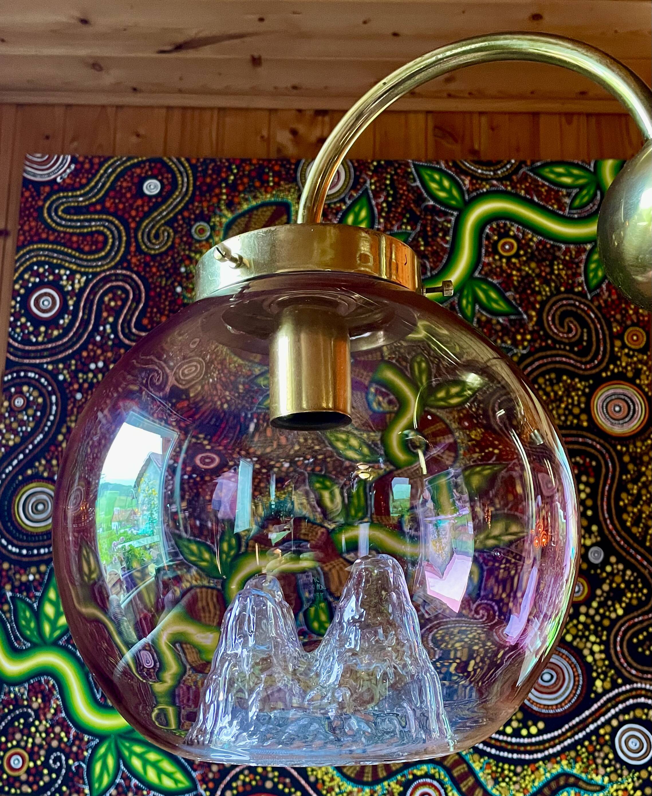 Large exceptional chandelier, Swiss made, 1960s/1970s