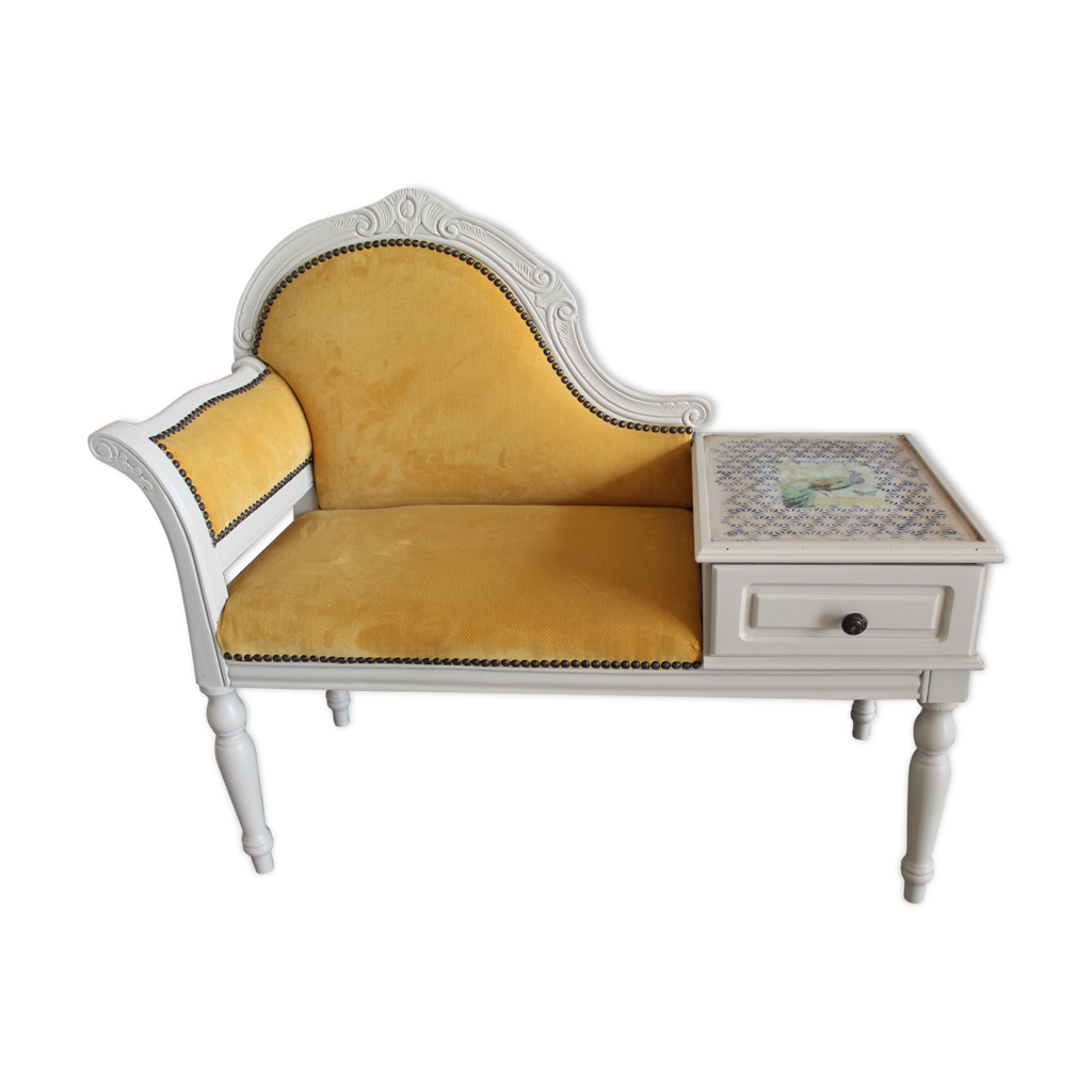 Telephone cabinet with seat Selency