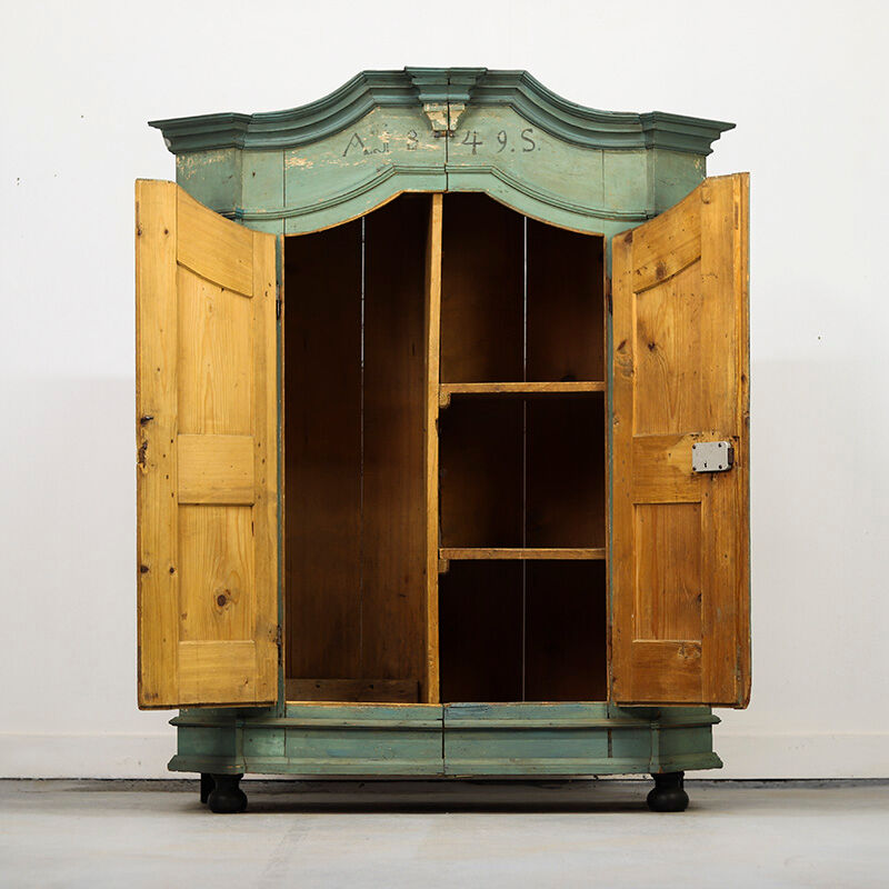 Garde-robe de mariée en art populaire peint 1849