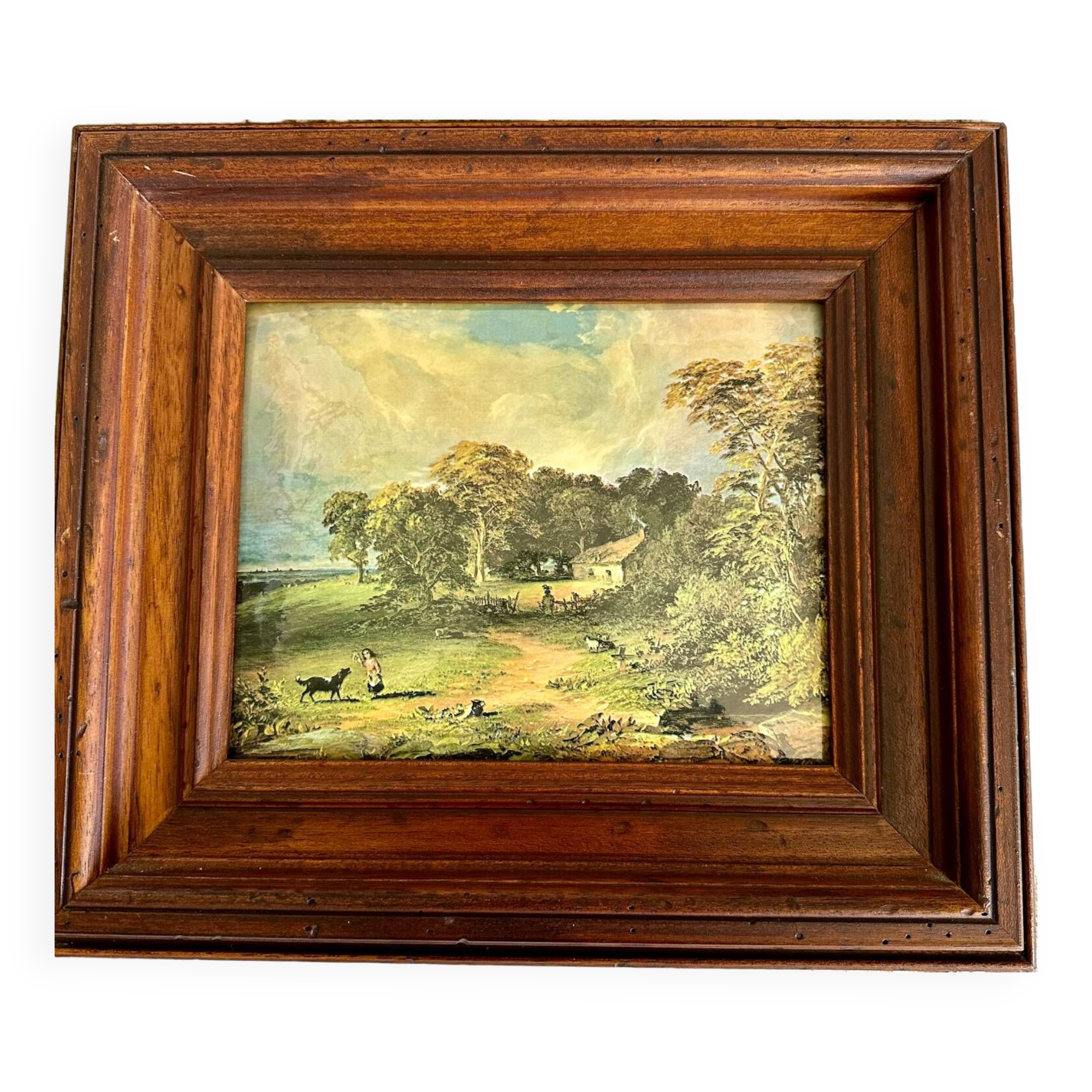 Enamel board, hand hammered, Helca process