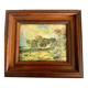 Tableau émaux, martelé à la main, procédé Helca