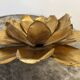 70s gold lotus wall light