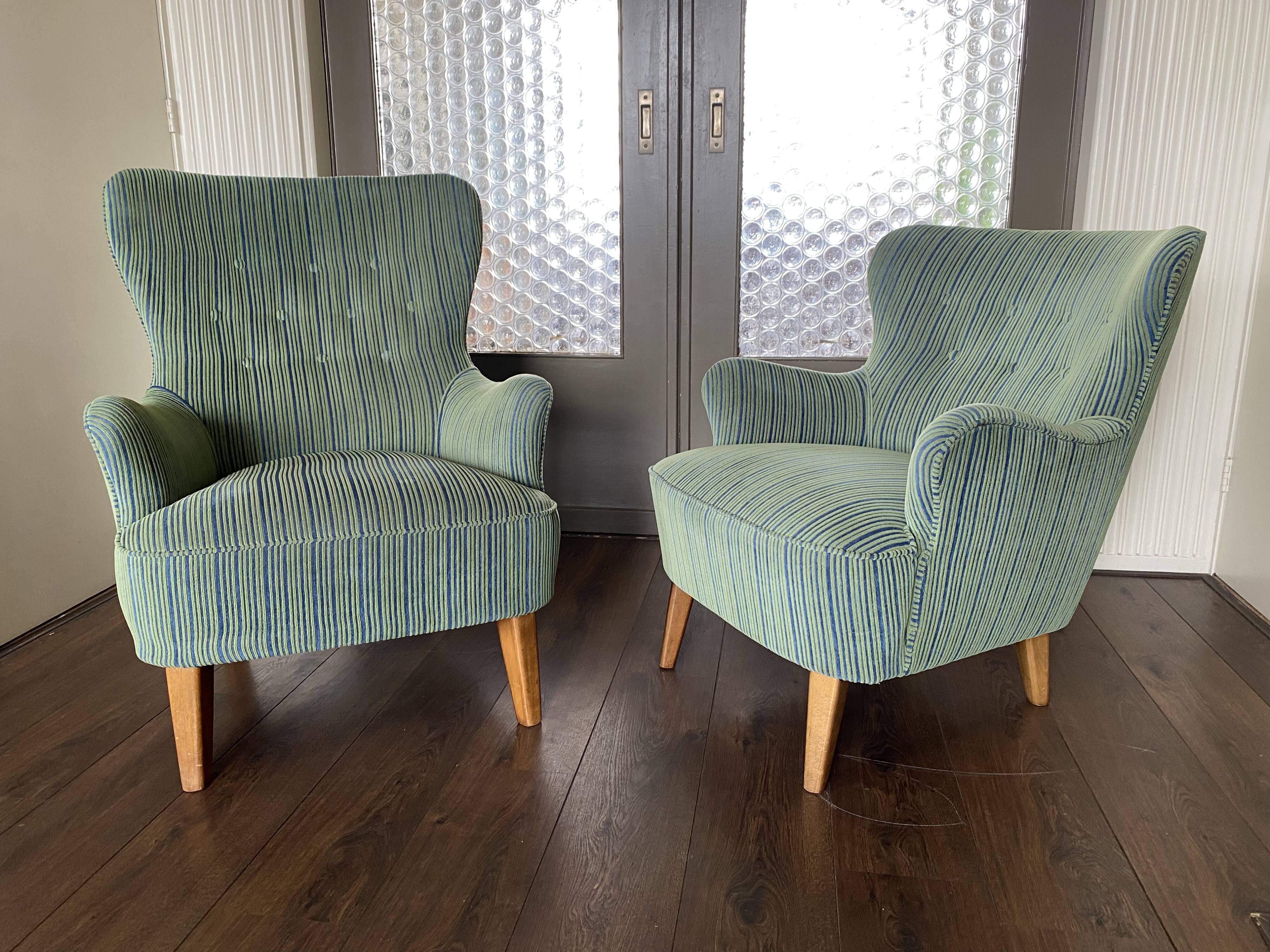 Vintage Lounge Chairs by Theo Ruth for Artifort, 1950s, Set of 2
