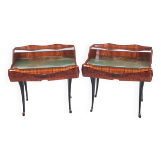 Mid-Century Modern set of bedside tables by Paolo Buffa, Italy, 1950s