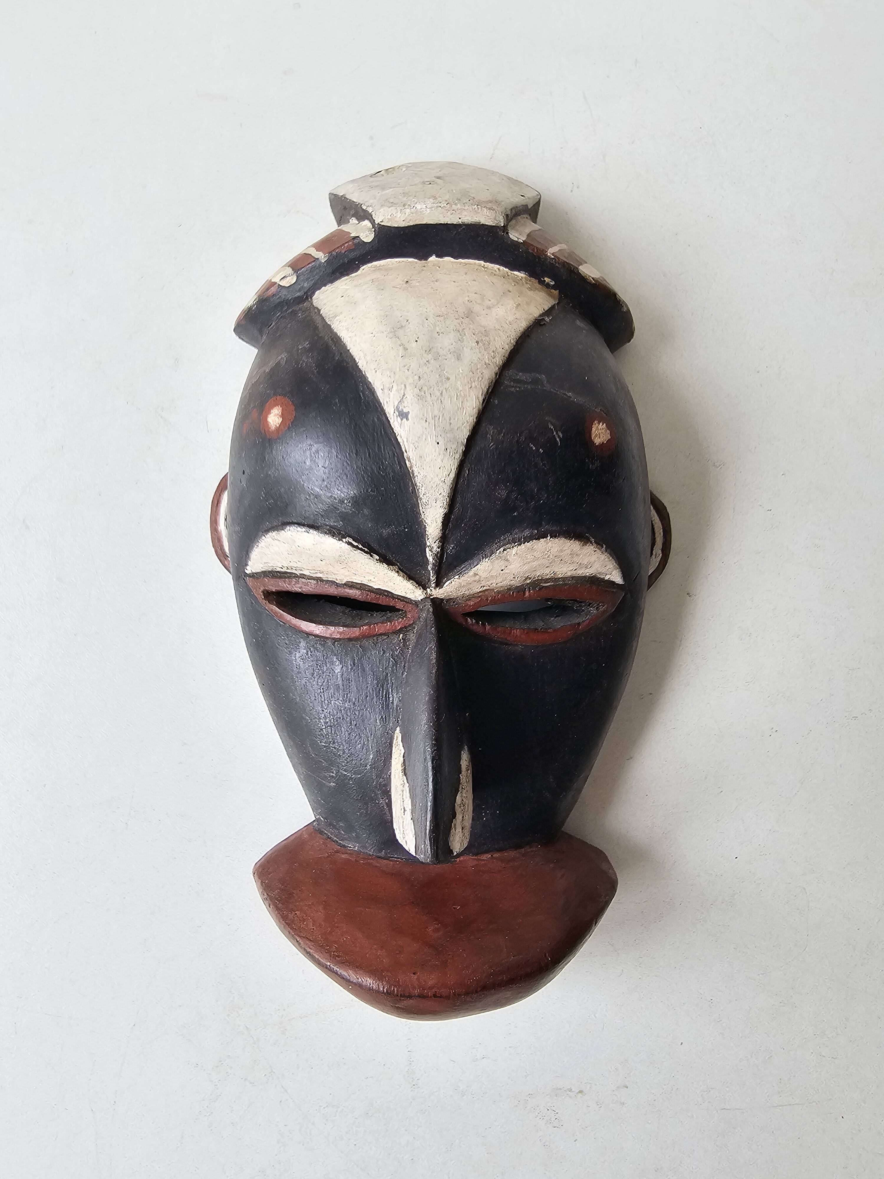 Small African wall mask Galoa Gabon 22cm - Tribal African art