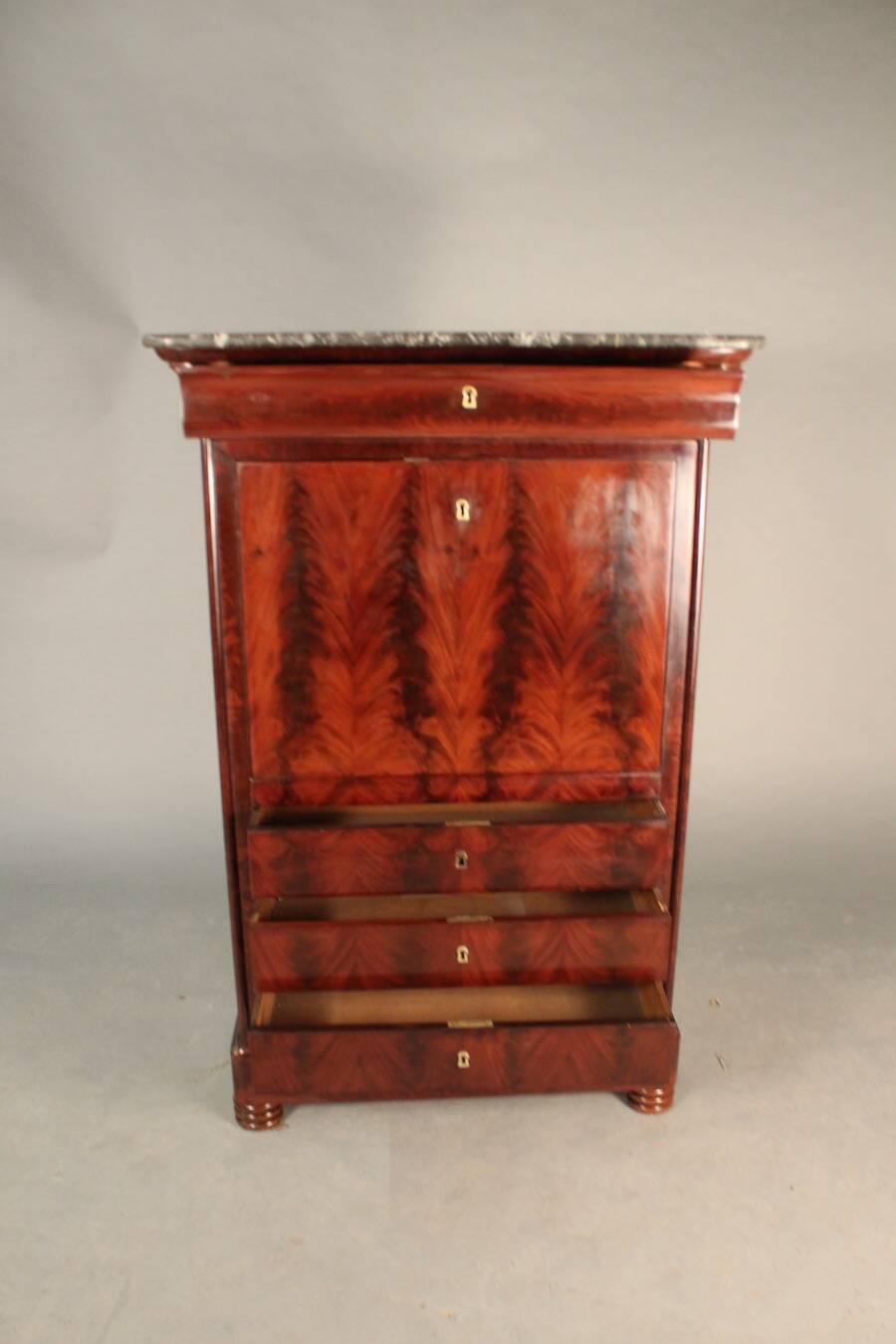 Louis Philippe Period Mahogany Secretary