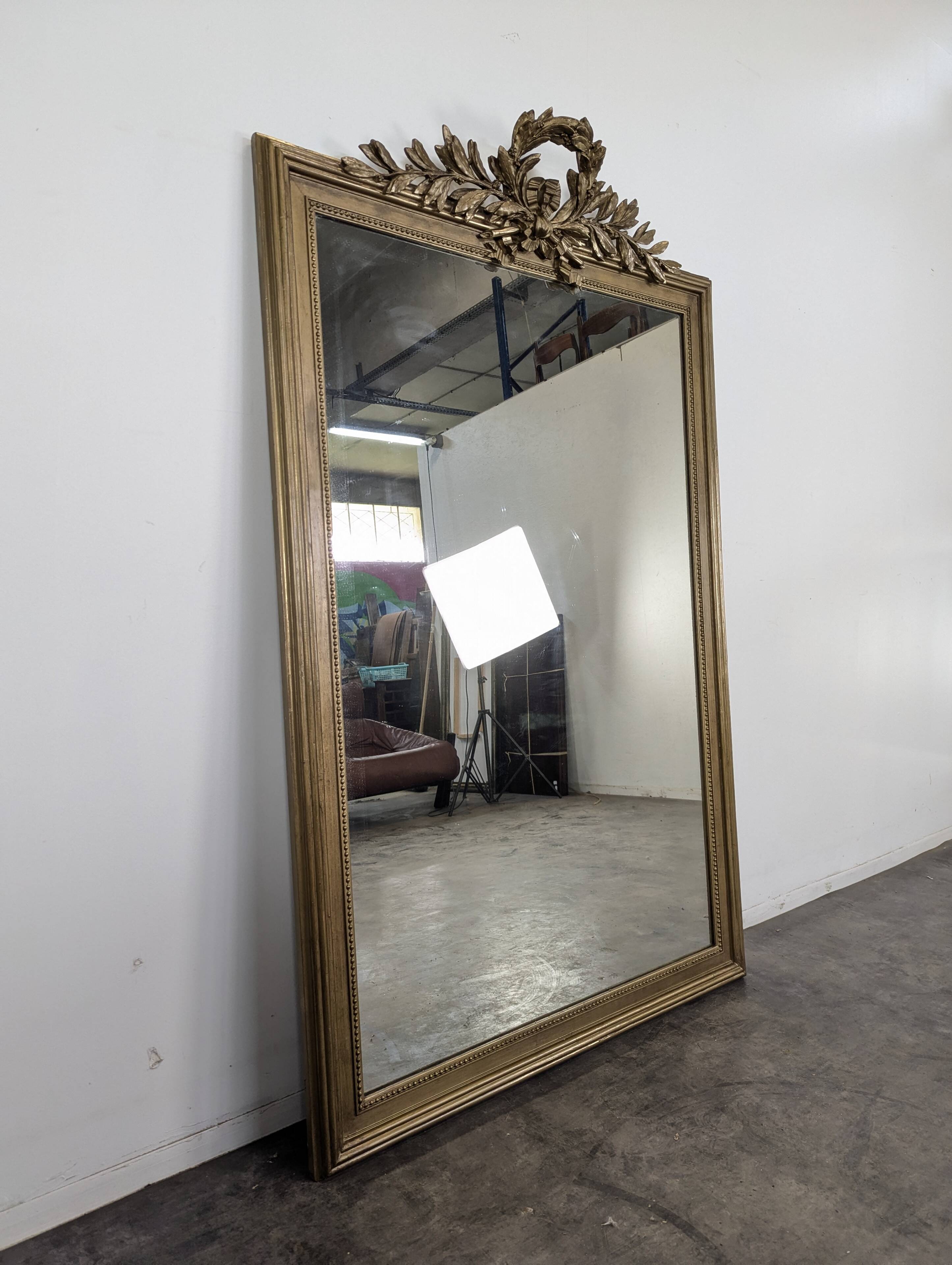 Louis XVI style mirror from the late 19th century.