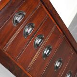 Apothecary furniture in mahogany Netherlands 1930s