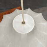 Modern mid-century Cocoon pendant lamp by Friedel Wauer for Goldkant Leuchten, 1960s.