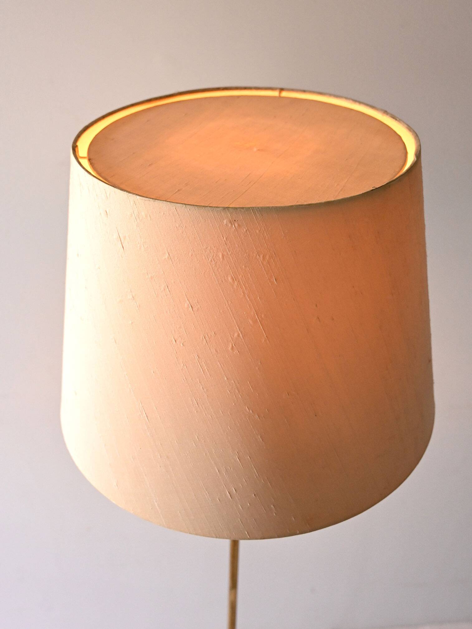 Scandinavian lamp with golden floor lamp