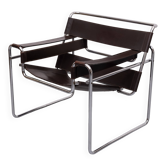 Wassily Dark Brown B3 Armchair Chair by Marcel Breuer for Gavina 1960s