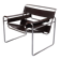 Wassily Dark Brown B3 Armchair Chair by Marcel Breuer for Gavina 1960s