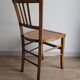 Vintage 1950s Bistro Chair in Beech