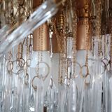 Murano glass chandelier by Venini 1960s