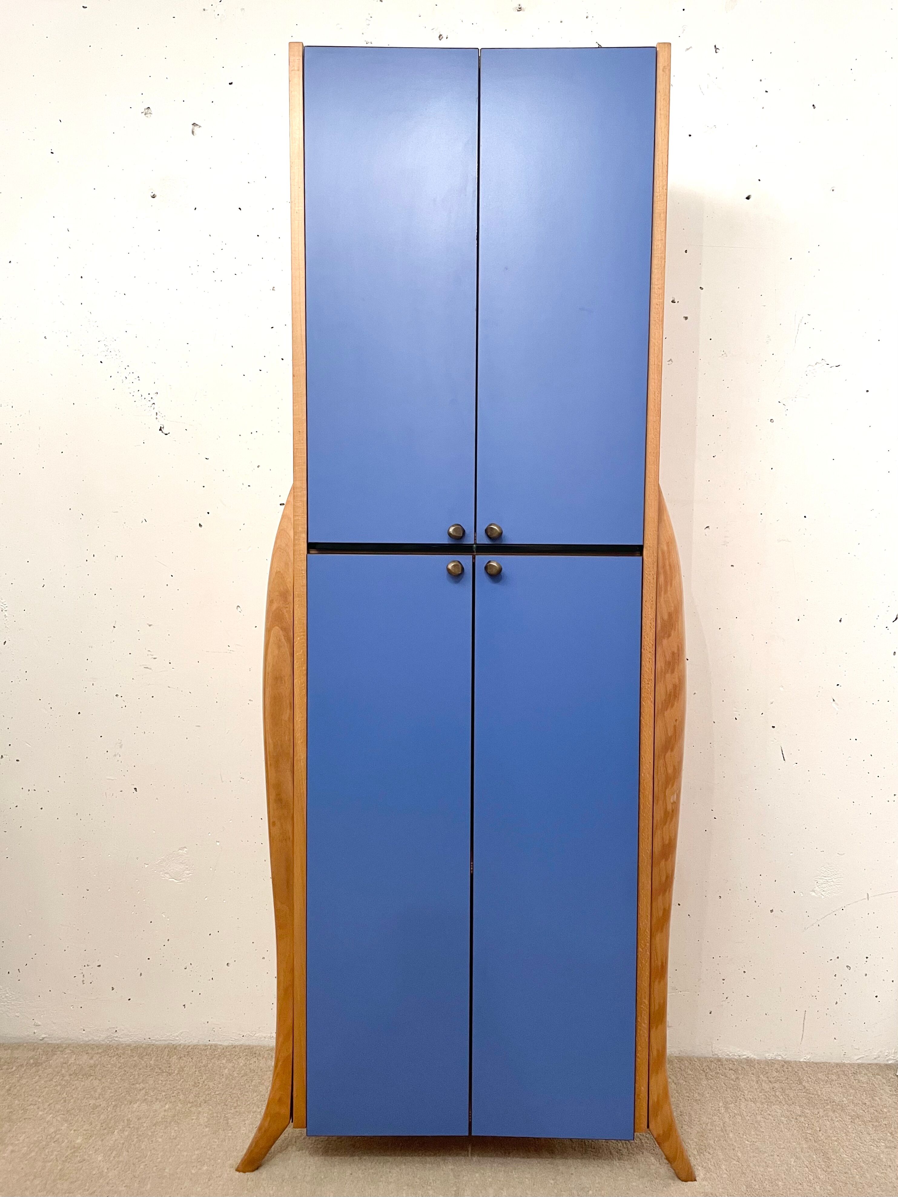 High bar cabinet 4 doors, 1980