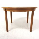 Scandinavian walnut dining table, Sweden, 1960s