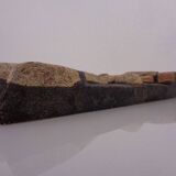 Studio ceramic butterfly wall plaque by Gerhard Liebenthron, Germany, 1982.