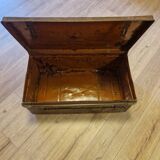 Old metal trunk