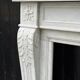 Louis XVI style Carrara marble fireplace circa 1880
