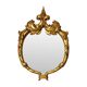 Classic Gold-Leaf Gilded Baroque Acanthus Mirror 45cm