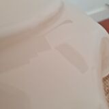 Pastel pink opaline pendant lamp