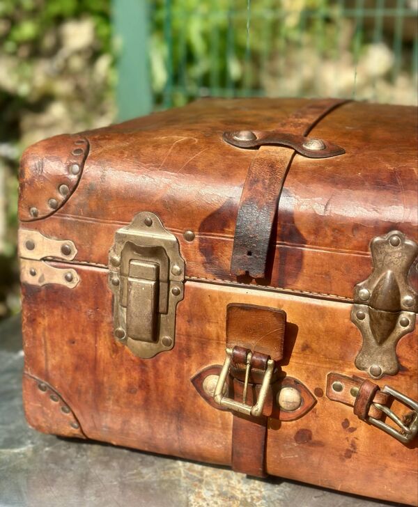 Valise, valise en cuir, 1910-1920