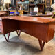 Boomerang desk double-sided by goran strand circa 1960 sweden