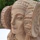 Bust terracotta woman