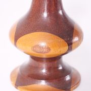 Soliflore artistique assemblage de bois tourné