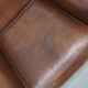 Vintage Dutch Cognac Colored Leather Club Chair, Set of 2