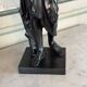 Diane de Gabies, bronze after the antique, black patina 19th century