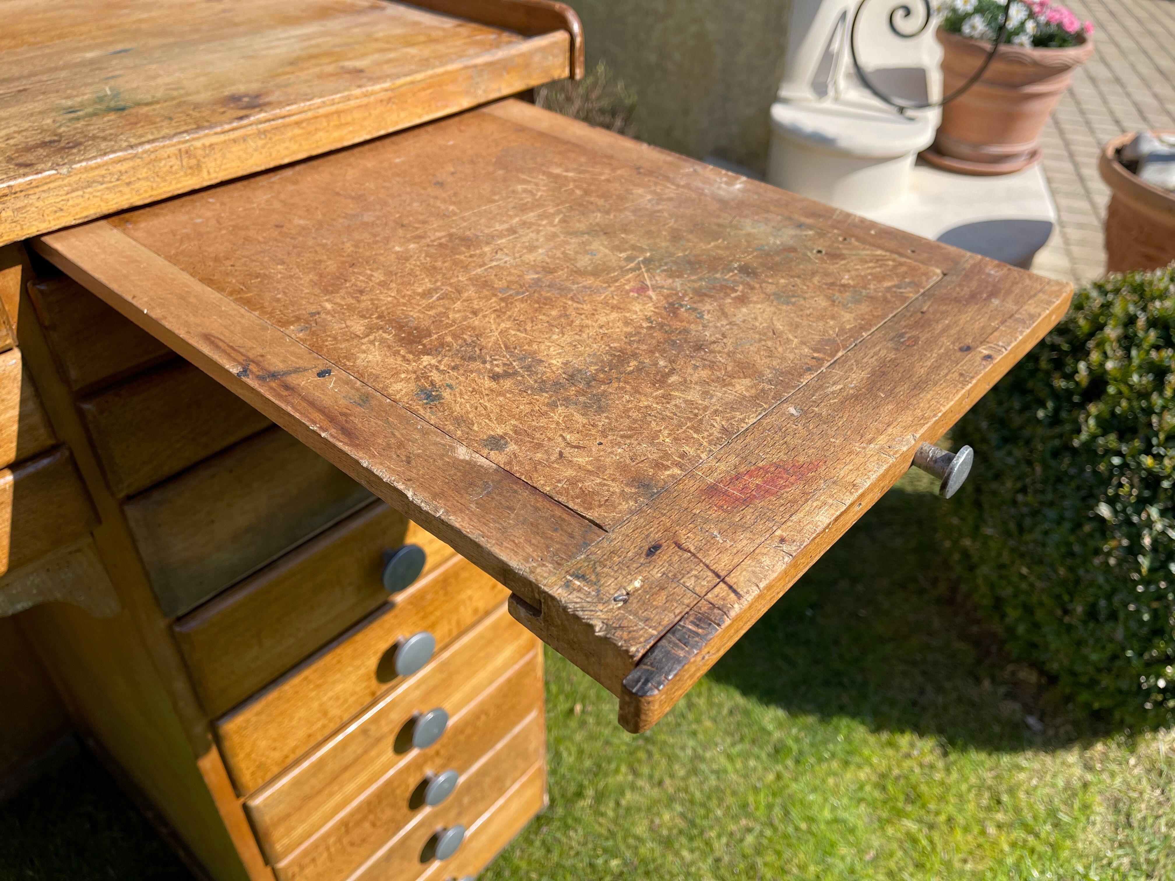 Watchmaker's workbench in beech