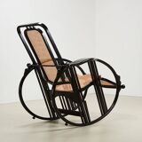 Fauteuil à bascule « Egg » de Max Fabiani, modèle 267 pour Witmann (Attrib.), années 1920/1980