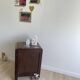 black Art Deco bedside table