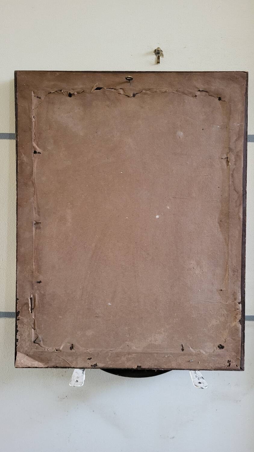 Golden wood photo frame