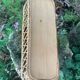 Antique rattan wall shelf