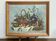 Old painting oil on canvas signed Lucienne 1944