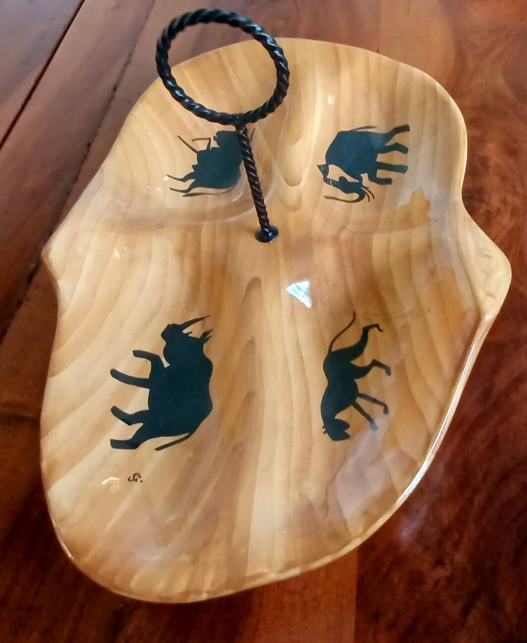 1/3  Grand plat Vallauris Grandjean Jourdan