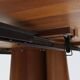 Vintage Danish round extendable dining table solid teak 1960s