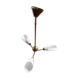 3 branch chandelier 1970