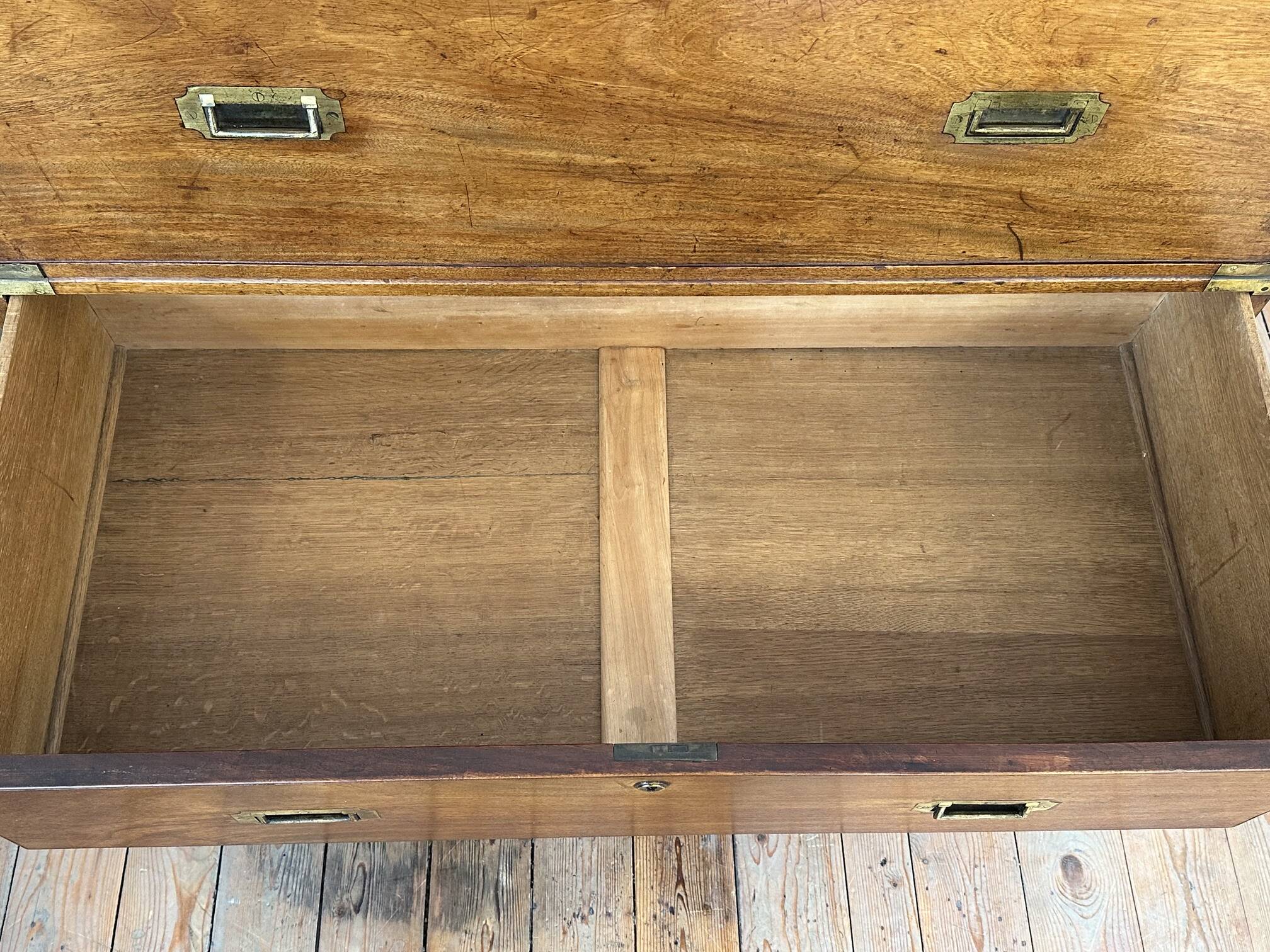 Antique military campaign chest