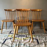 Suite of 4 vintage chairs