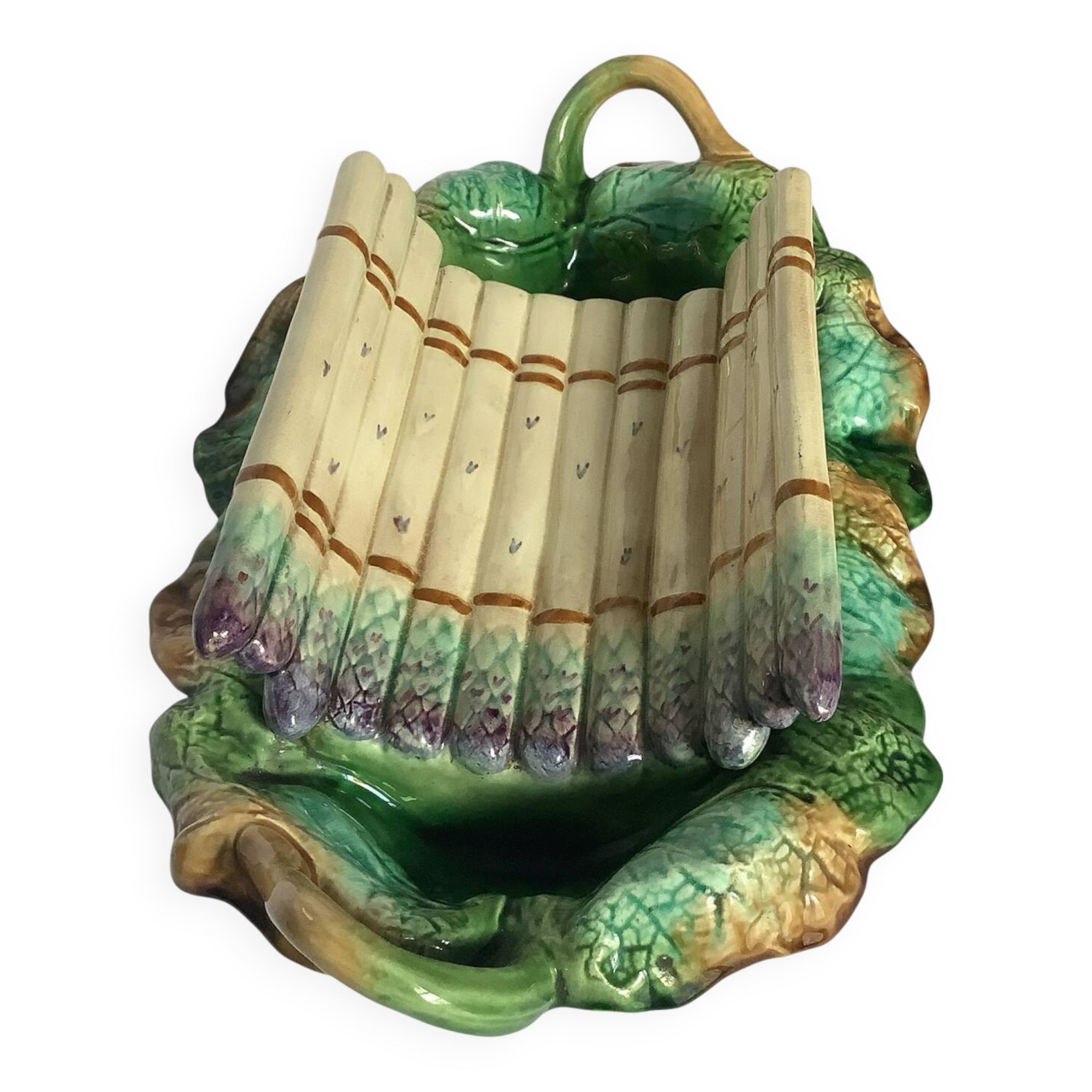 Asparagus barbotine dish