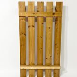 Vintage wall coat rack in solid pine
