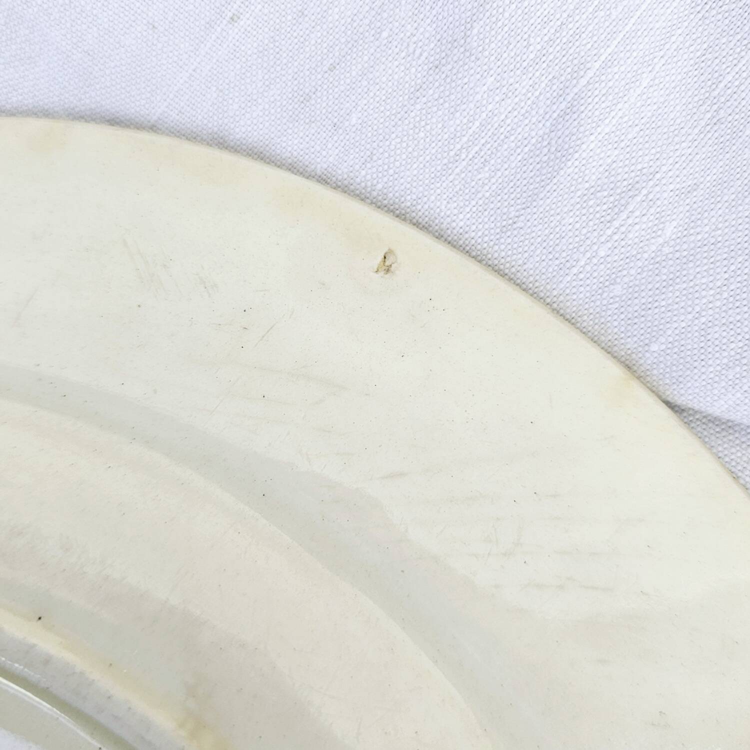 Round dish "Printanier" Terre de Fer